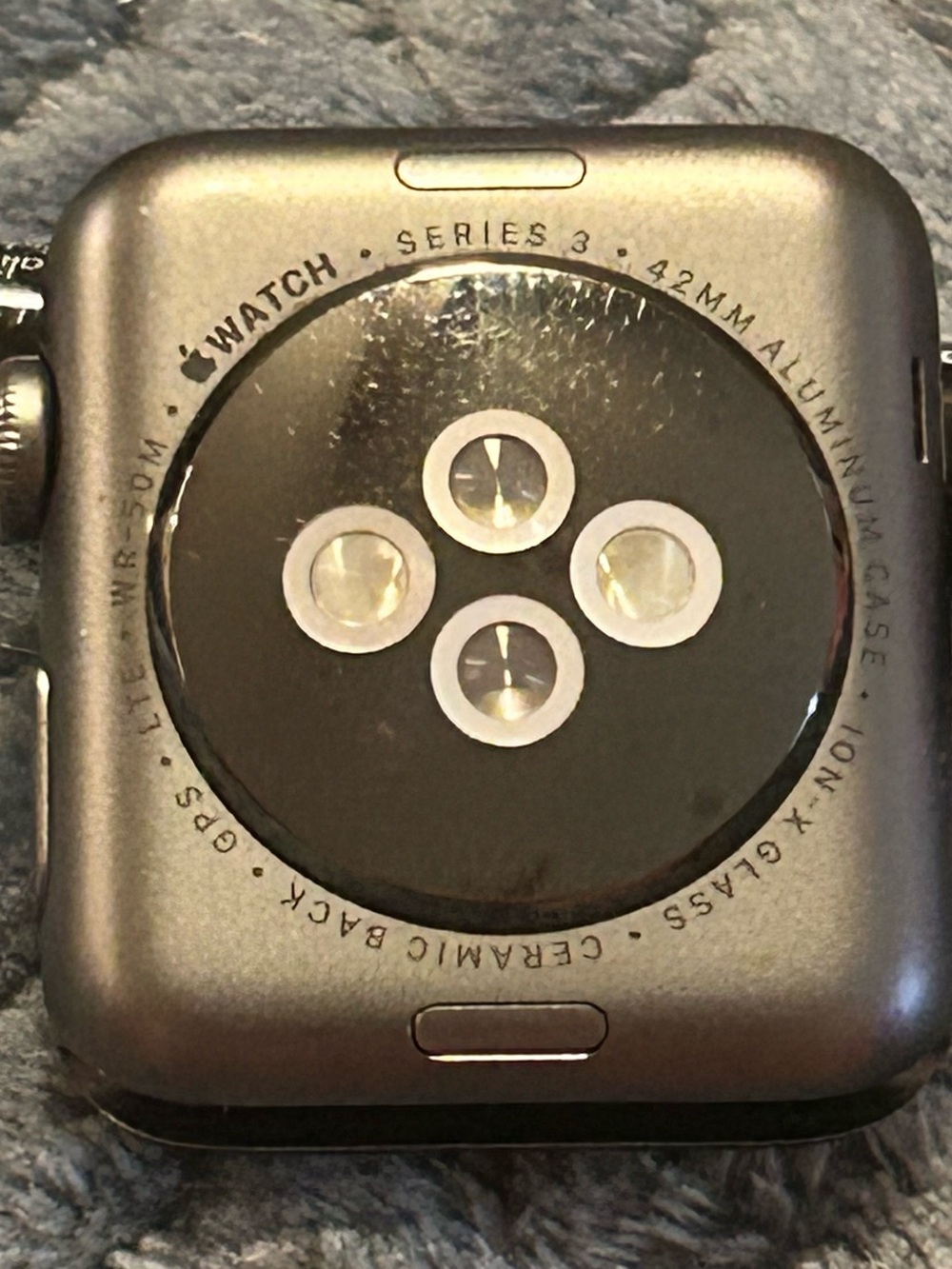 Apple Watch Series 3 Aluminum Case in Space Gray
